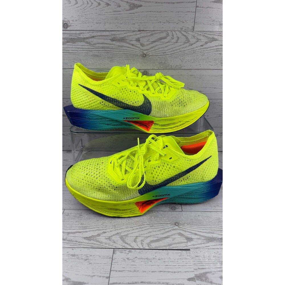 Nike ZoomX Vaporfly 3 DV4129-700 Yellow 9B Mens Sneakers Running Shoes #871